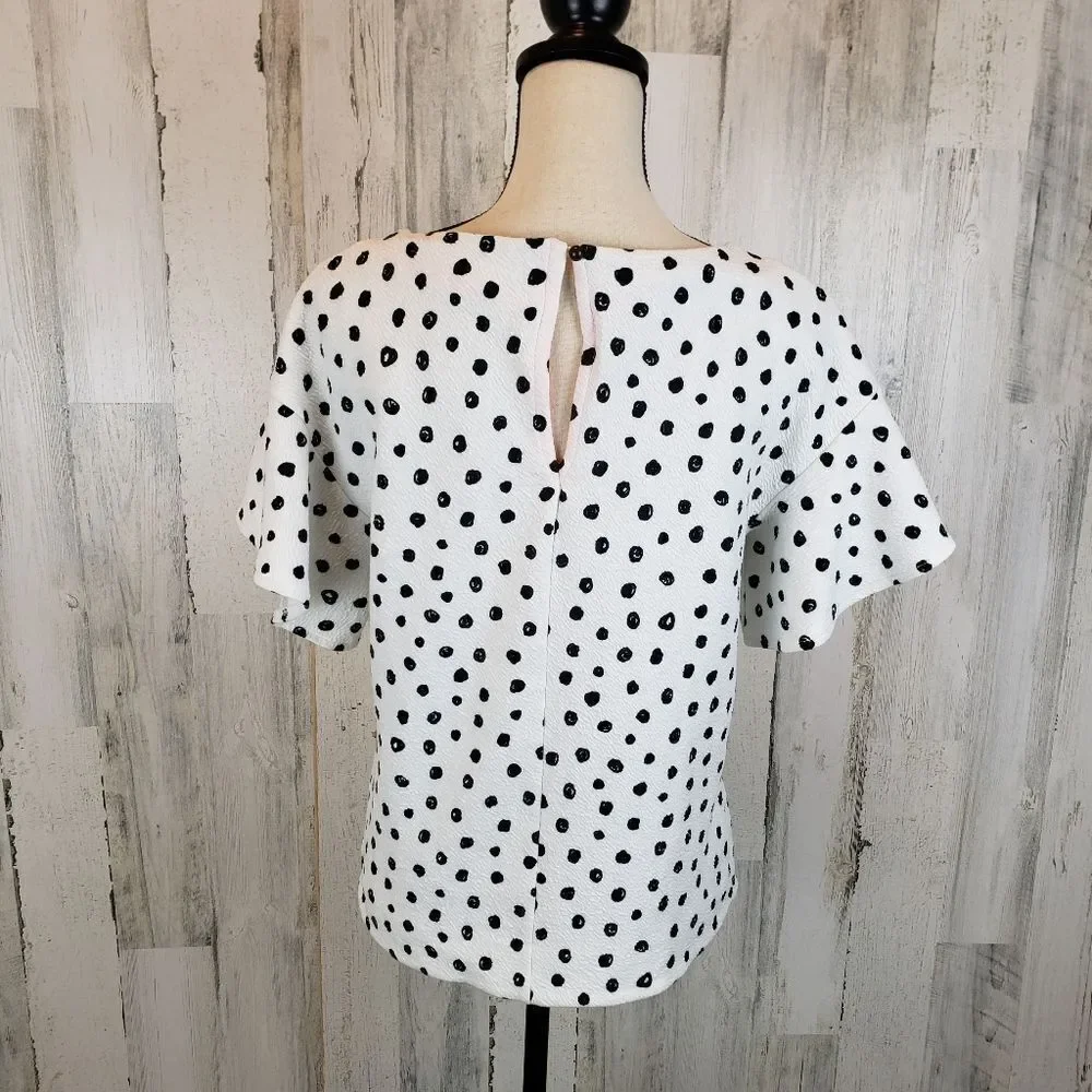 Postmark Abstract Polka Dot Top Size Small